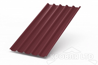 Профнастил С44, Полиэстер RAL 3005 красное вино, толщина 0,5