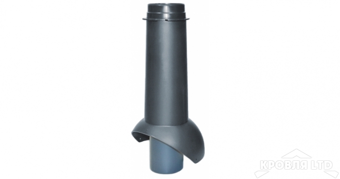 Выход канализации Krovent Pipe-VT 110 is (утепленный) черный