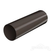 ТН ПВХ D125/82 ММ ТРУБА (3 М)  ТЕМНО-КОРИЧНЕВЫЙ  Rall 8019