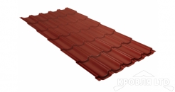 Профиль волновой Квинта Плюс, Drap RAL   8004 терракота, толщина 0,45