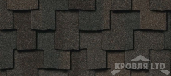 Гибкая черепица Certain Teed коллекция Presidential Shake цвет Shadow Gray