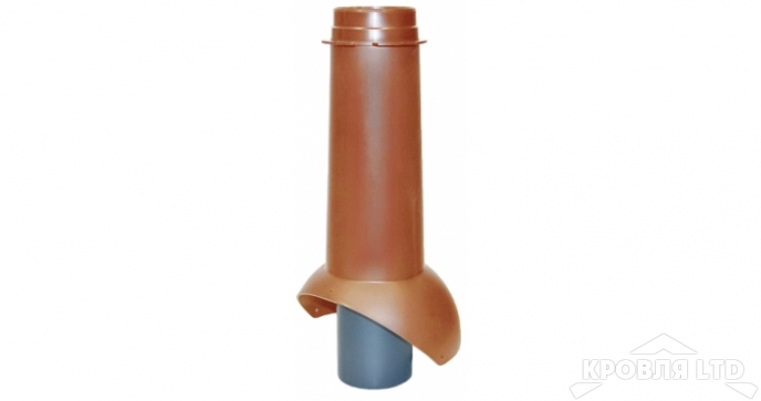 Выход канализации Krovent Pipe-VT 110  кирпичный