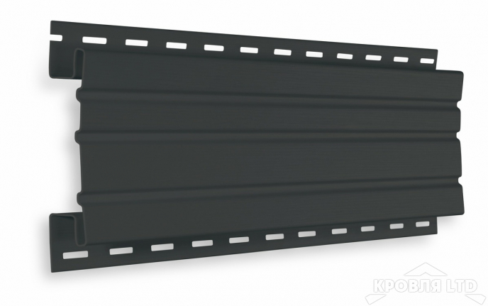 Разделитель сайдинга 120мм графитовый
