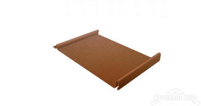 Кликфальц,Satin Matt RAL 8004 терракота, толщина 0,5