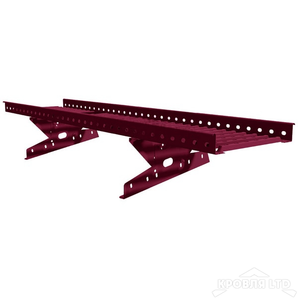 Кровельный мостик Borge, Полиэстер RAL 3005 красное вино, 1,5м