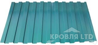 Профнастил С8, Полиэстер RAL 5021 морская волна, толщина 0,4