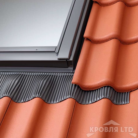 Оклад для профилированных кровельных материалов с высотой профиля до 12 см VELUX PREMIUM  EDW 2000 114*118