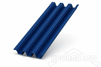 Профнастил H114, Полиэстер RAL 5005 сигнальный синий, толщина 0,9