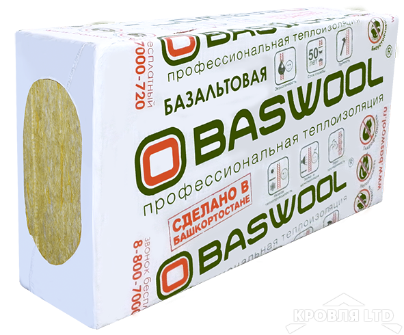 Басвул Вент Фасад 90 (каменное волокно) 50*600*1200  0,216м3