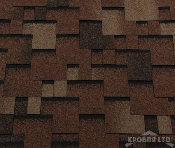 Гибкая черепица Roofshield  серия Premium коллекци Модерн цвет Сандаловый