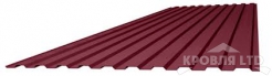Профнастил С9, Полиэстер RAL 3005 красное вино, толщина 0,4