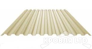 Профнастил С21, Полиэстер RAL 1014 слоновая кость, толщина 0,7