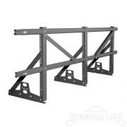 Кровельное ограждение Roofsystems серия PRESTIGE ZN H-900 45*25 EURO, Полиэстер RAL 7024 серый графит, 3м
