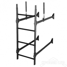 Стеновая лестница Rofsystems серия PRESTIGE ZN 400, Полиэстер RAL 9005
черный, 1,8м