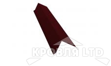 Планка торцевая 80х100, Полиэстер RAL 3005 красное вино, толщина 0,45
