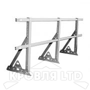 Кровельное ограждение Roofsystems серия ELITE H-600 40*20, Полиэстер RAL 7004 серый, 3м