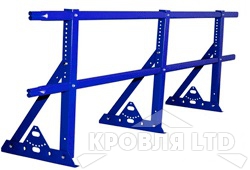 Кровельное ограждение Roofsystems серия ELITE H-600 40*20, Полиэстер RAL 5005 синий насыщенный, 3м