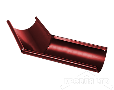Угол желоба внешний Foramina PUR 135гр 150 мм RAL 3005 красное вино