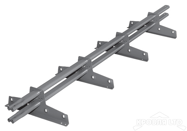 Снегозадержатель Roofsystems серия  ELITE 40*20, Полиэстер RAL 7004
серый, 3м