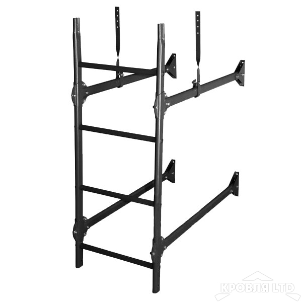 Стеновая лестница Rofsystems серия PRESTIGE ZN 400, Полиэстер RAL 9005
черный, 3м