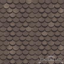 Гибкая черепица Шинглас серия Ранчо  коллекция Ранчо цвет Коричневый