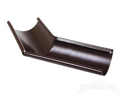 Угол желоба внешний Foramina PUR 135гр 125 мм RAL 8017 шоколад